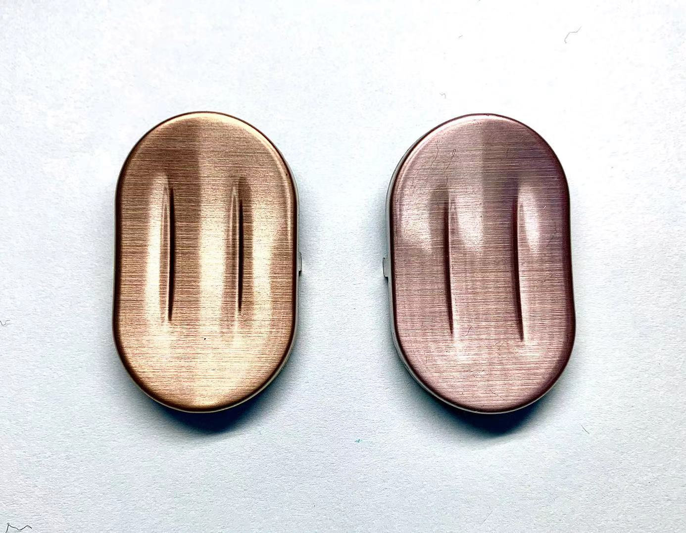 按摩頭墊片：PVD+AF防指紋鍍